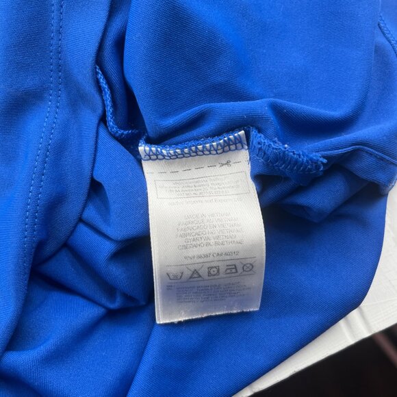 Adidas Men's size 2XL Golf Polo Shirt Blue Short Sleeve - Picture 3 of 5
